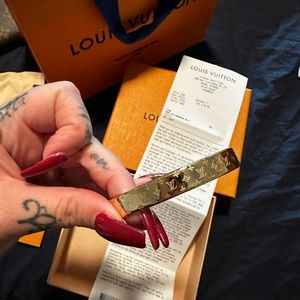 LV gold bracelet